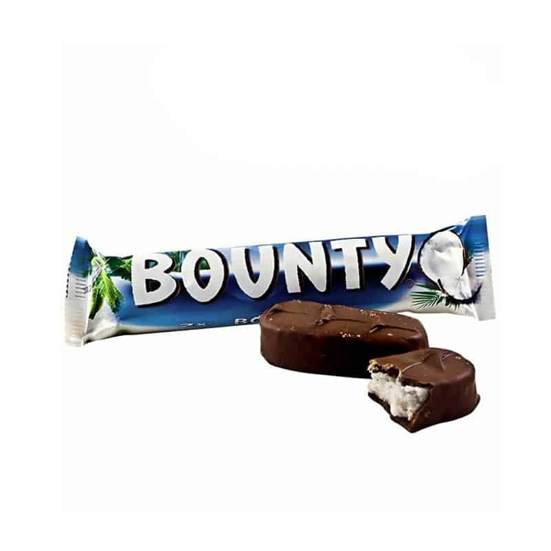 5 Bars Of Bounty Chocolate, 57g Each