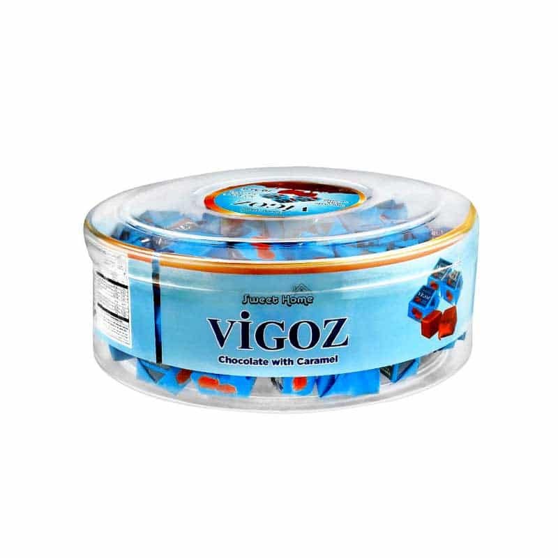 Box Of Sweet Home Vigoz Chocolate With Caramel, 400g