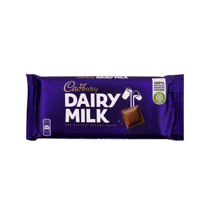 Cadbury Dairy Milk Chocolate 100g (Imported)