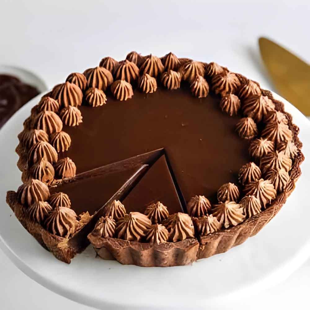 Callebaut Chocolate Tart Cake From Lal’s Bakers