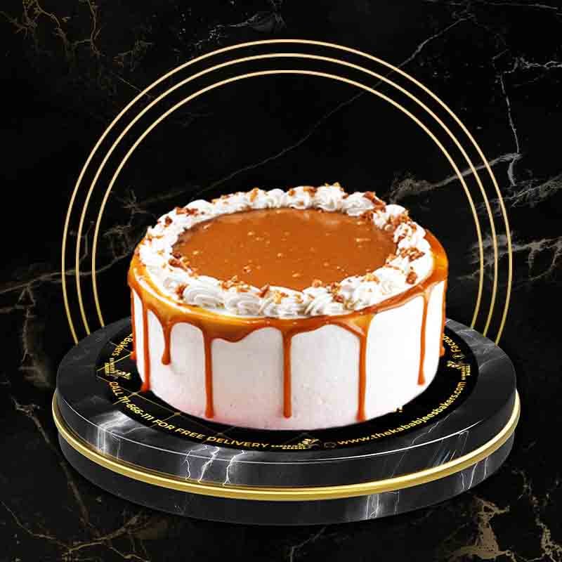 Piece Caramel Crunch Cake Isolated On Stock Photo 1052350307 | Shutterstock