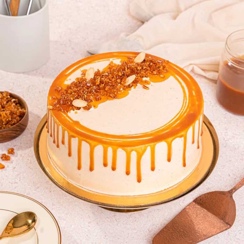 Caramel Crunch Cake From Lals Bakers