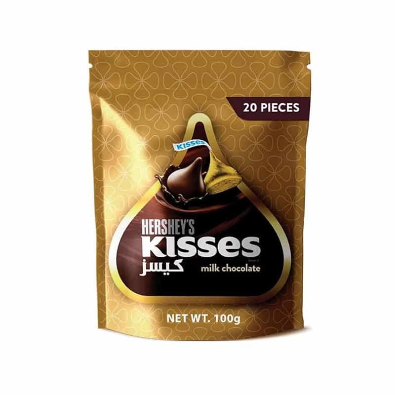 ‘s Kisses Milk Chocolate Pouch, 100g