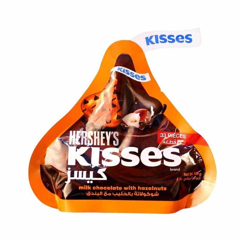 ‘s Kisses Milk Chocolate With Hazelnuts 150g Pouch