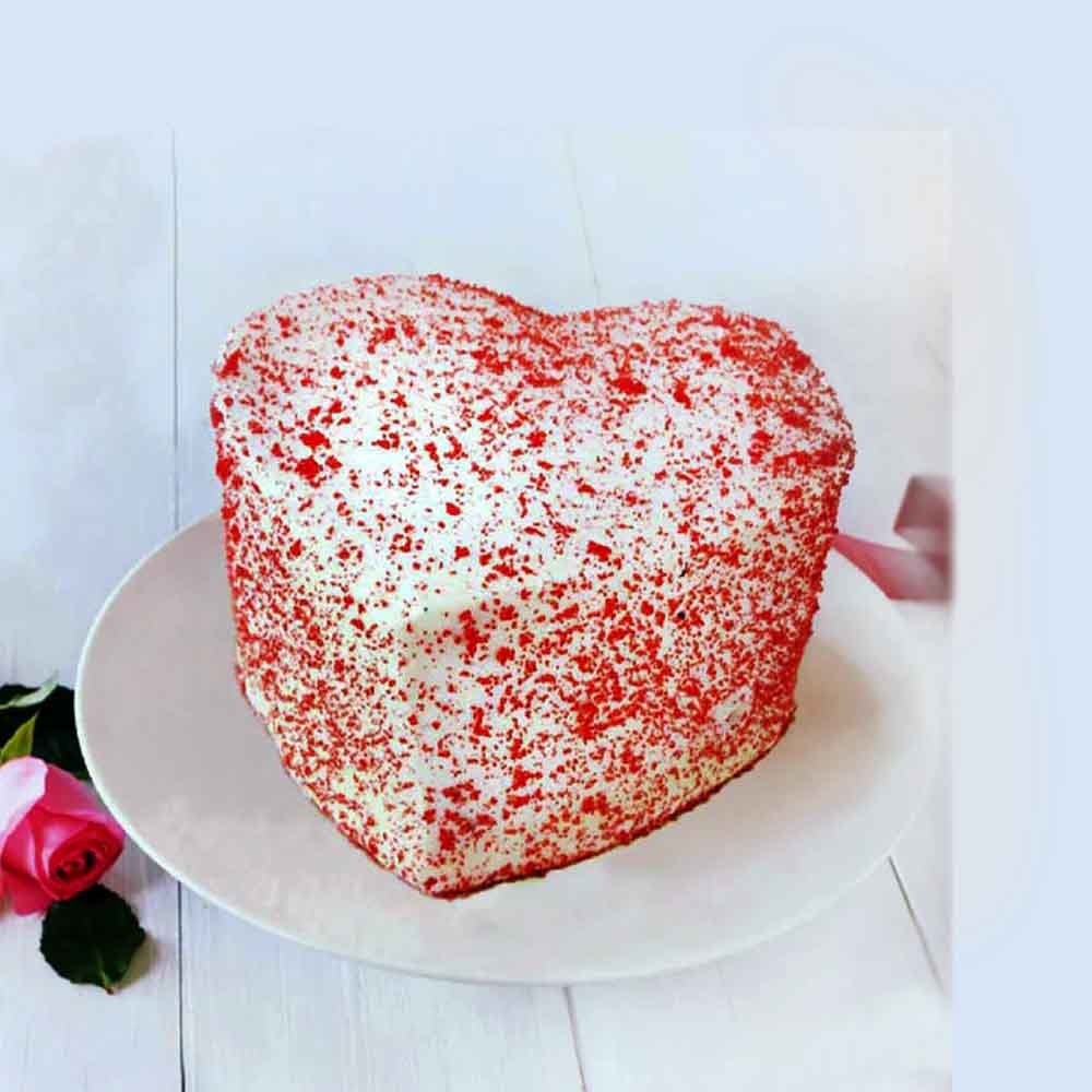 Red Velvet Heart Cake From Lal’s Bakers