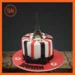 eiffel-tower-theme-fondant-cake