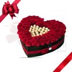 Chocolates And Flowers Heart Box copy