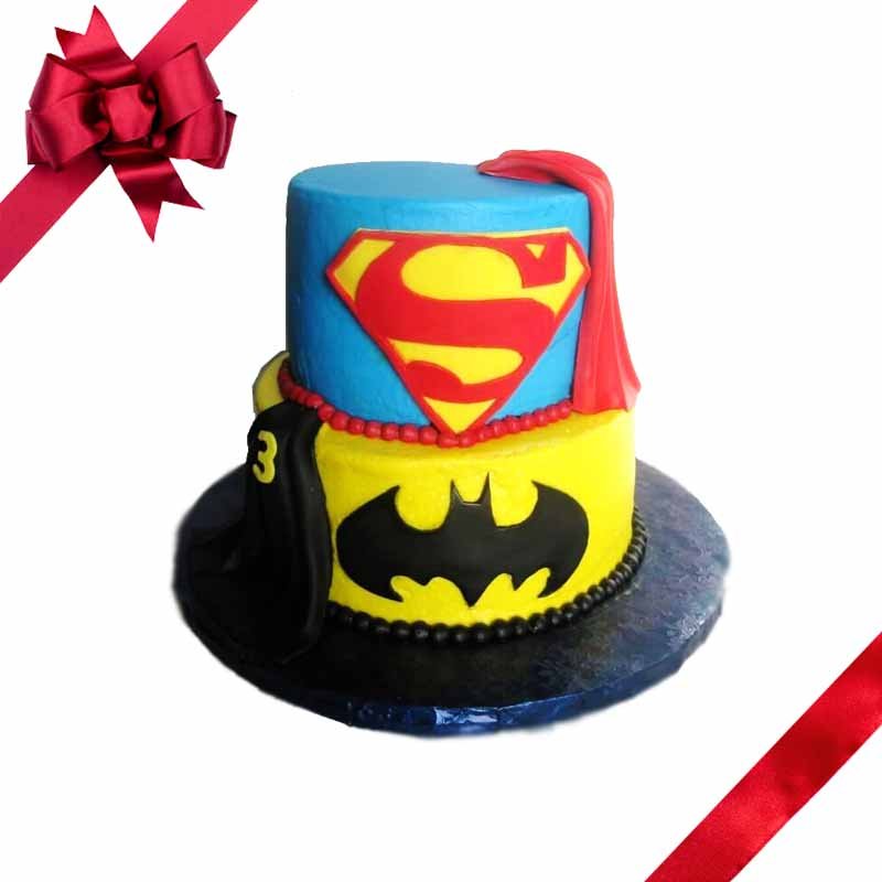 Batman+Superman Cake