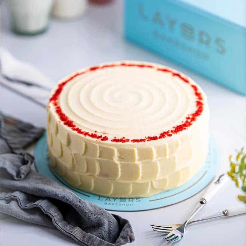 Red Velvet Cake From Layers Bakeshop Lahore