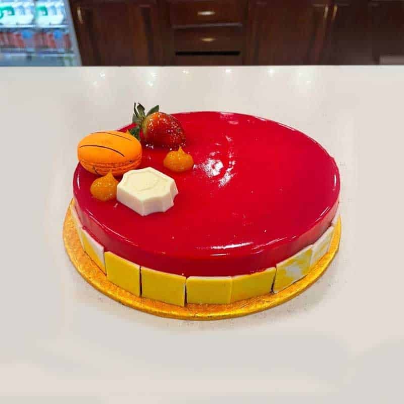 Strawberry Mousse Cake From Marriott Hotel