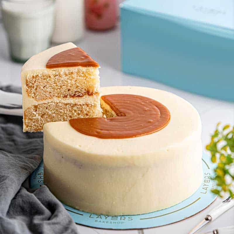 Salted Caramel Cake From Layers Bakeshop Lahore